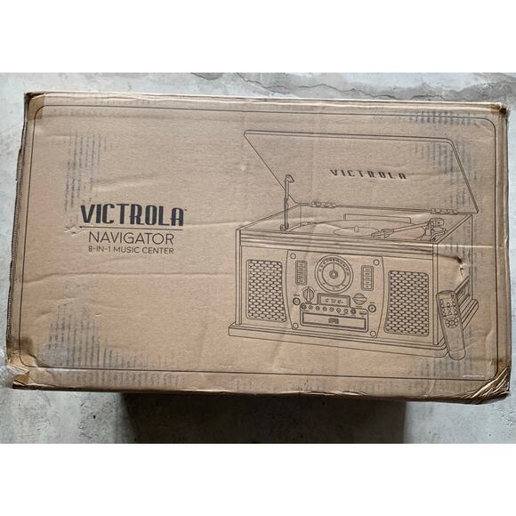 Victrola Navigator 8-in-1 record/ music player VTA-600B-MAH-SDF - Picture 2 of 7